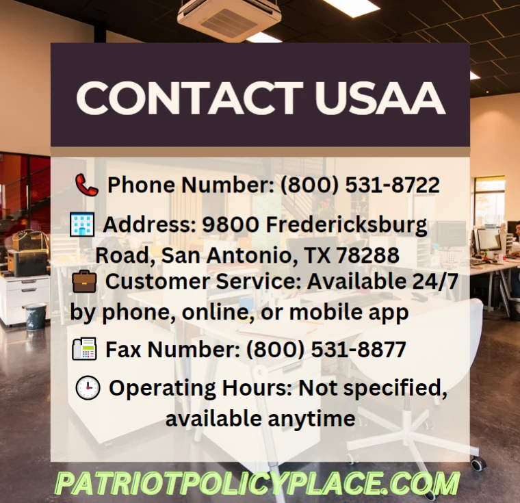 USAA contact information